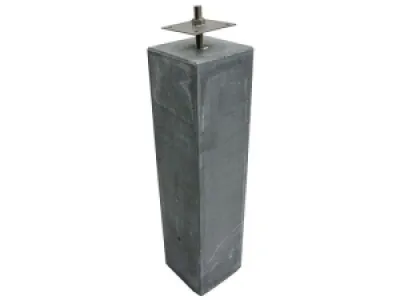 Betonpoer antraciet glad TH-02 150x150x580mm incl. RVS stelanker