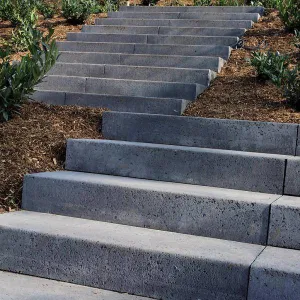 Oude Hollands Hoekstuk 90° buiten Traptreden 37x15 cm