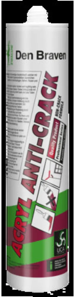 Zwaluw Acryl Anti-Crack koker 310 ml Wit