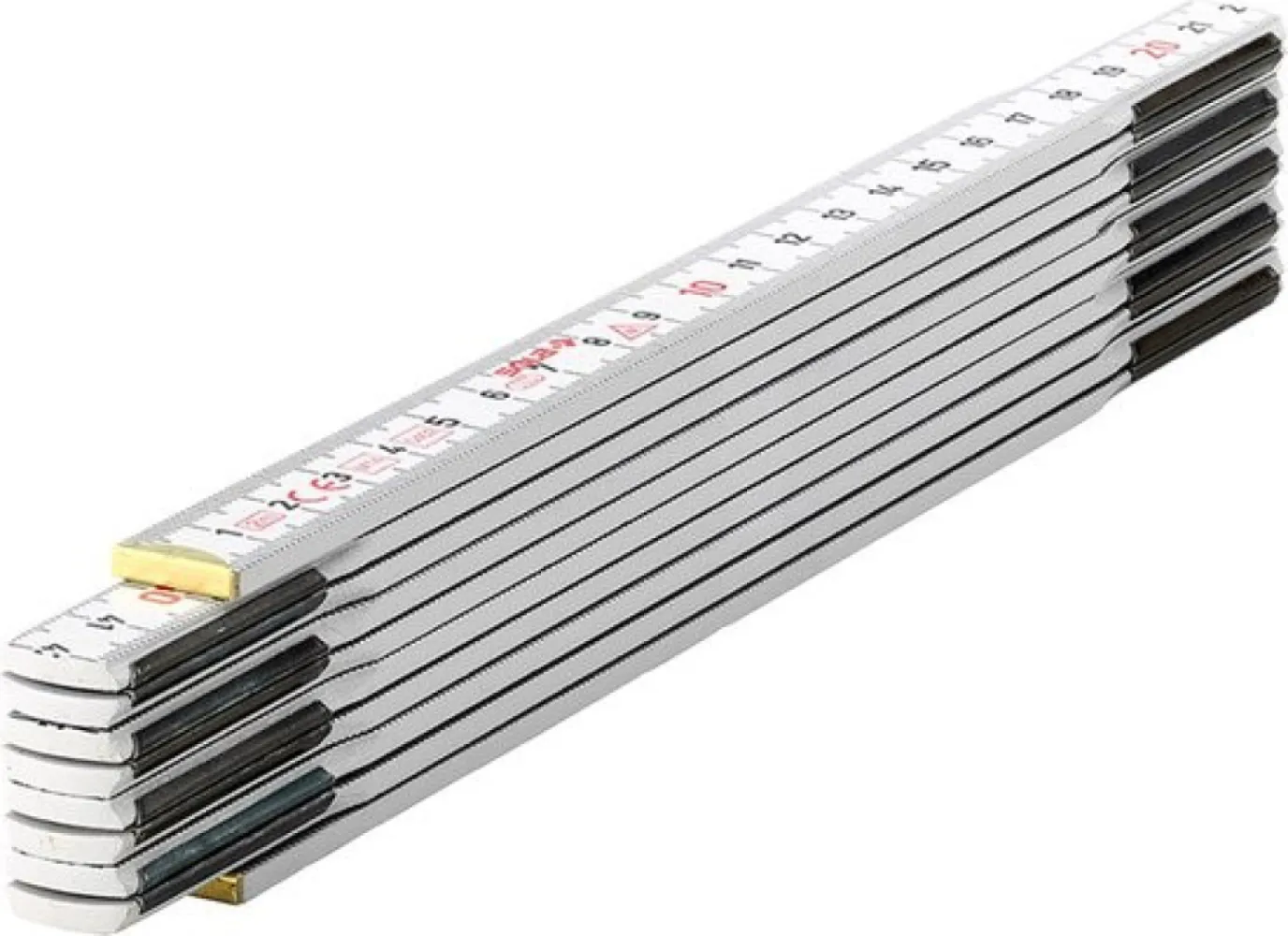 Duimstok SOLA hout wit 2m