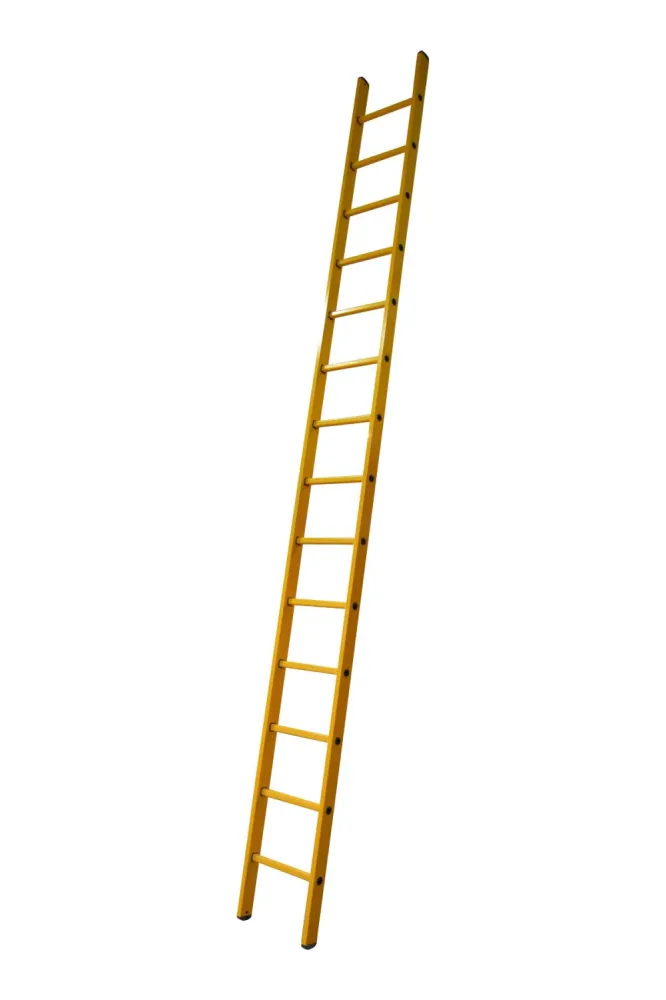 Enkel rechte fiberglass ladder