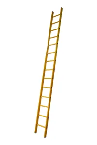 Enkel rechte fiberglass ladder