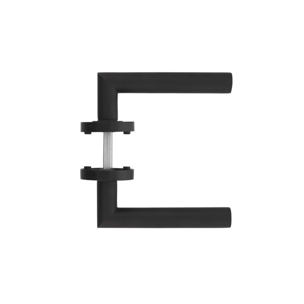 Deurkruk Bastian vierkant 55x55x10mm zwart
