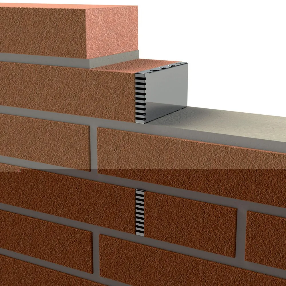T140-4 spouwvoegventilatierooster RVS