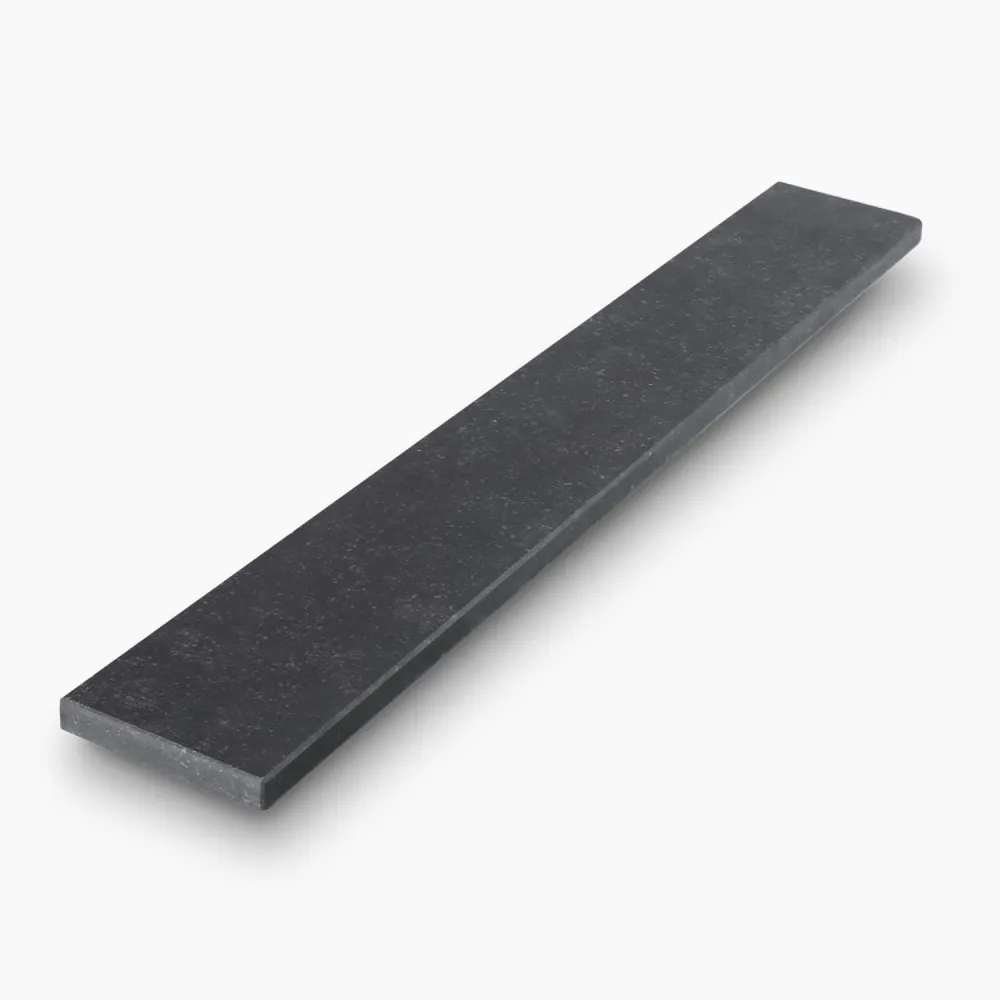 Binnendeurdorpel Belgisch hardsteen blauw gezoet