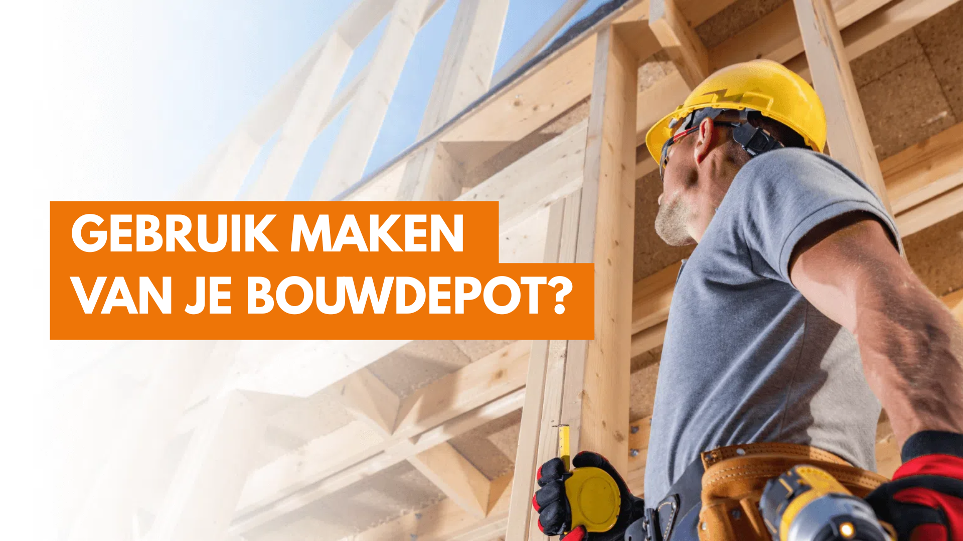 Gebruik je bouwdepot bij bestellingen in de webshop van De Pannenloods