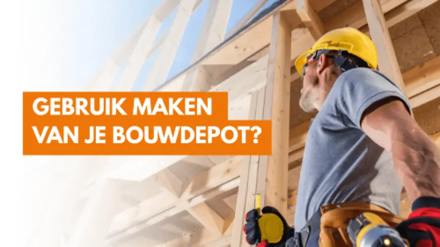 Gebruik je bouwdepot bij bestellingen in de webshop van De Pannenloods