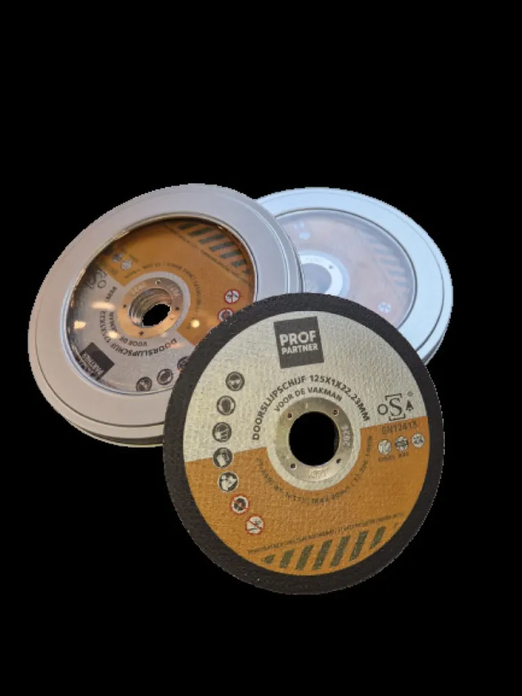 ProfPartner doorslijpschijf staal-rvs Ø125mm blik a 10 st