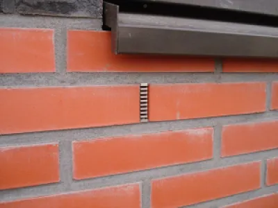 T140-5 spouwvoegventilatierooster RVS