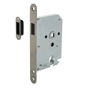 Magneetslot - Dag-Nacht slot cilinder 55mm RVS